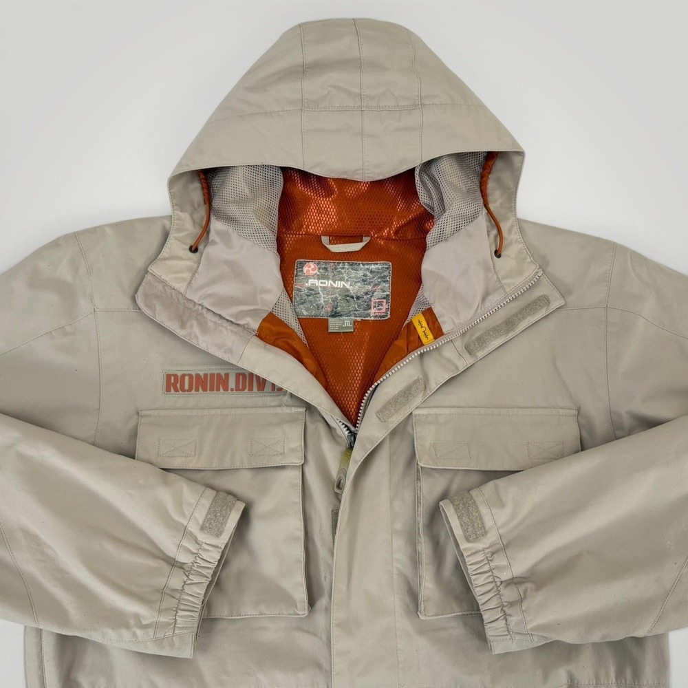 Vintage Burton Ronin Div 13 Jacket Mens M Gray DryRide Ski Snowboard